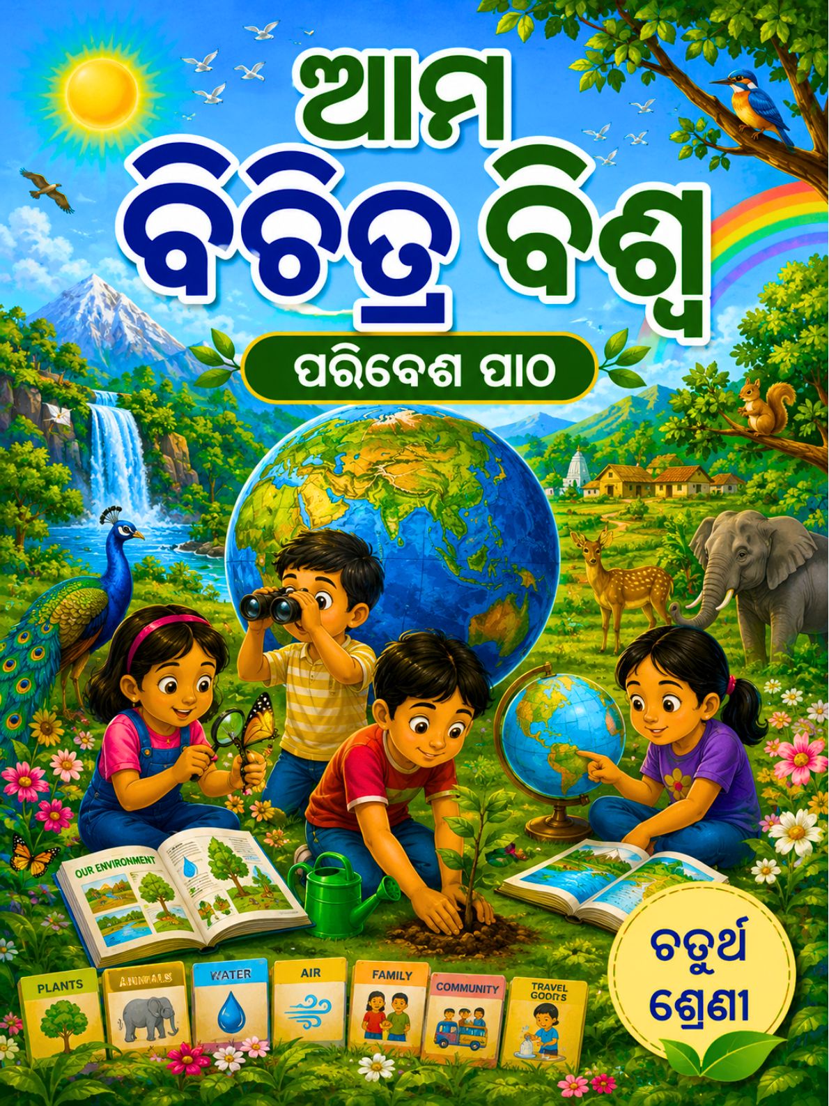 ଆମ ବିଚିତ୍ର ବିଶ୍ୱ (Ama Bichitra Biswa) Class Class 4 Environmental Studies Odia Textbook | Free Download | Odisha Books