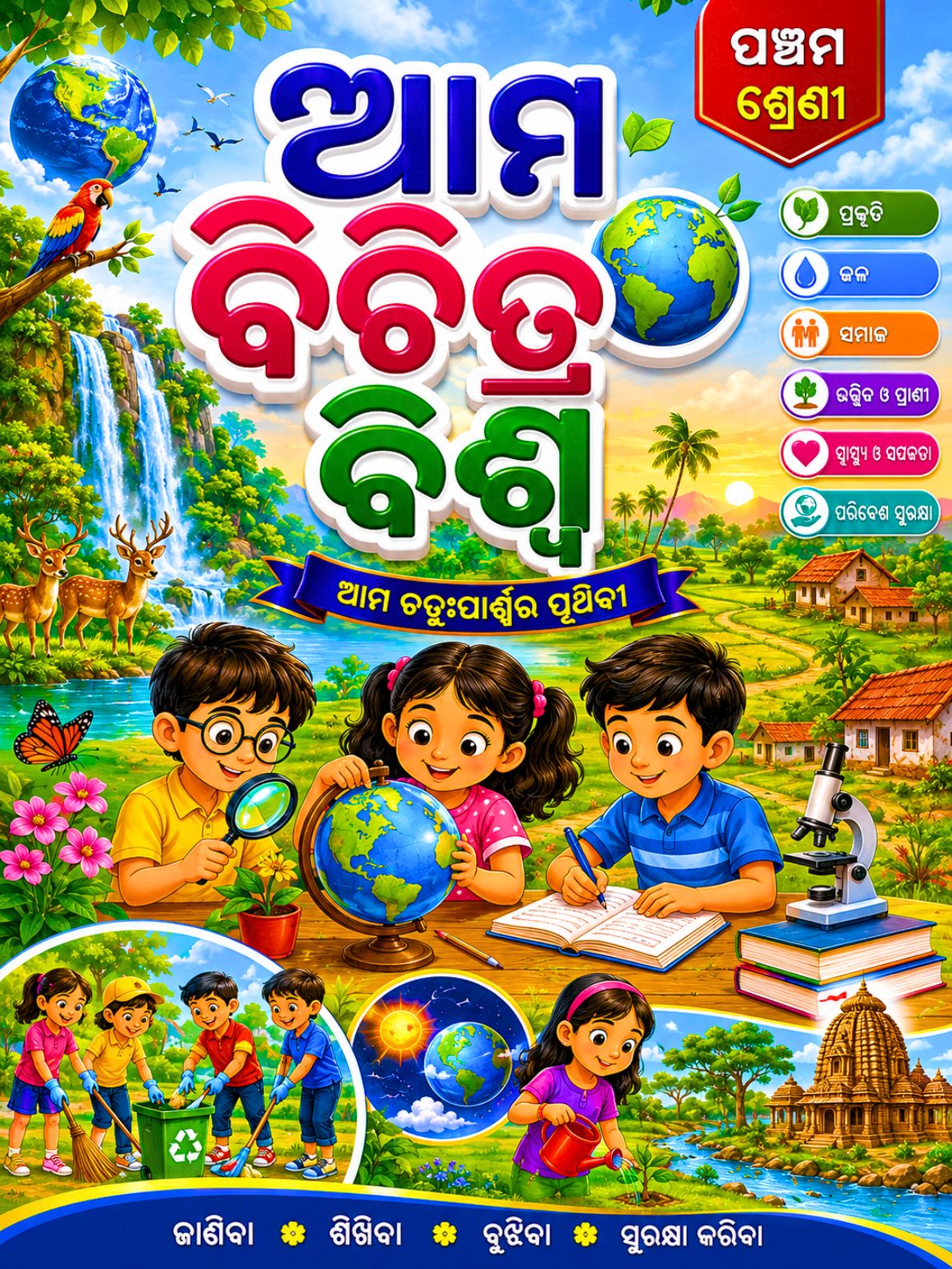 ଆମ ବିଚିତ୍ର ବିଶ୍ୱ (Ama Bichitra Biswa) Class Class 5 Environmental Studies Odia Textbook | Free Download | Odisha Books