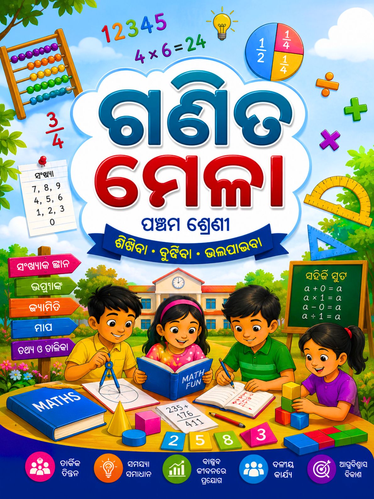 ଗଣିତ ମେଳା (Ganita Mela) Class Class 5 Mathematics Odia Textbook | Free Download | Odisha Books