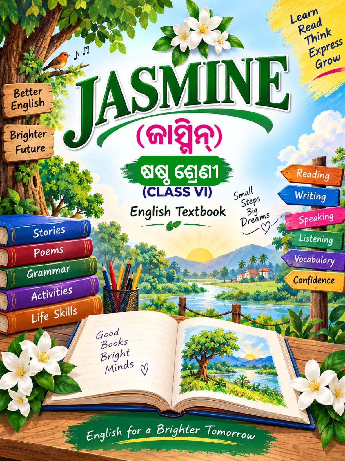 JASMINE (ଜାସ୍ମିନ୍) Class Class 6 JASMINE English Textbook | Free Download | Odisha Books