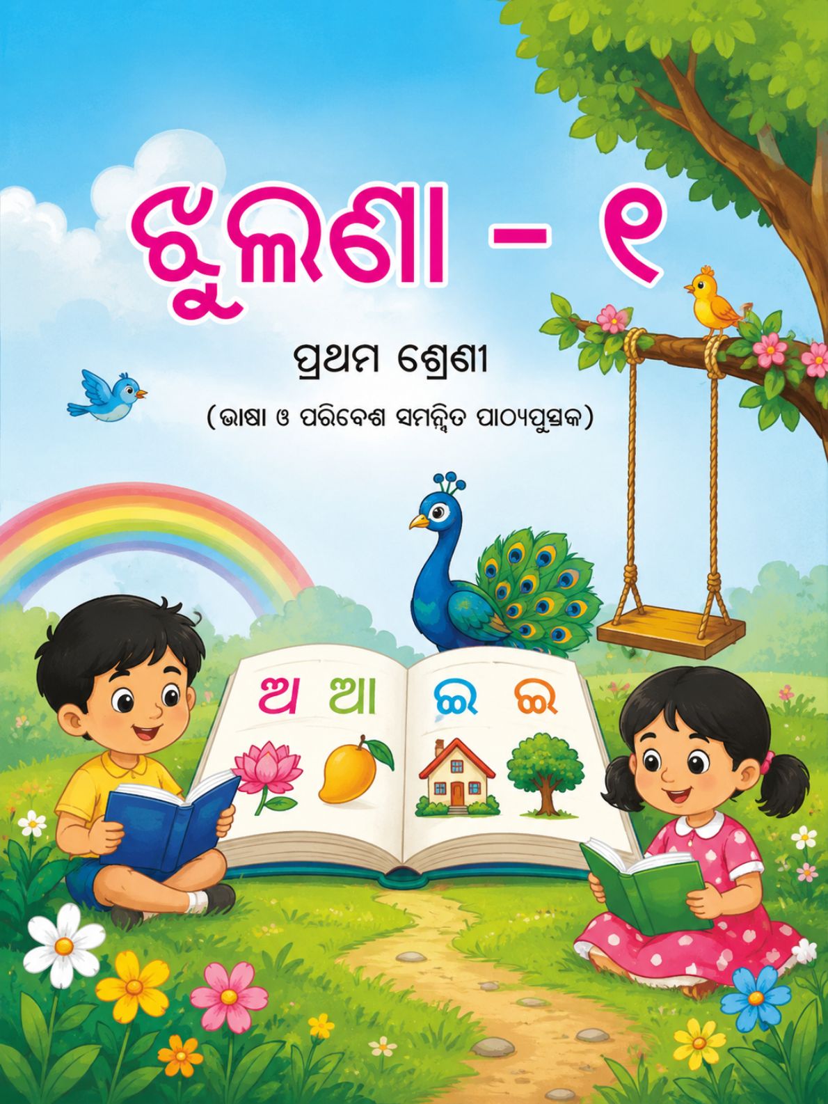 ଝୁଲଣା - ୧ (Jhulana - 1) Class Class 1 Language and Environmental Odia Textbook | Free Download | Odisha Books