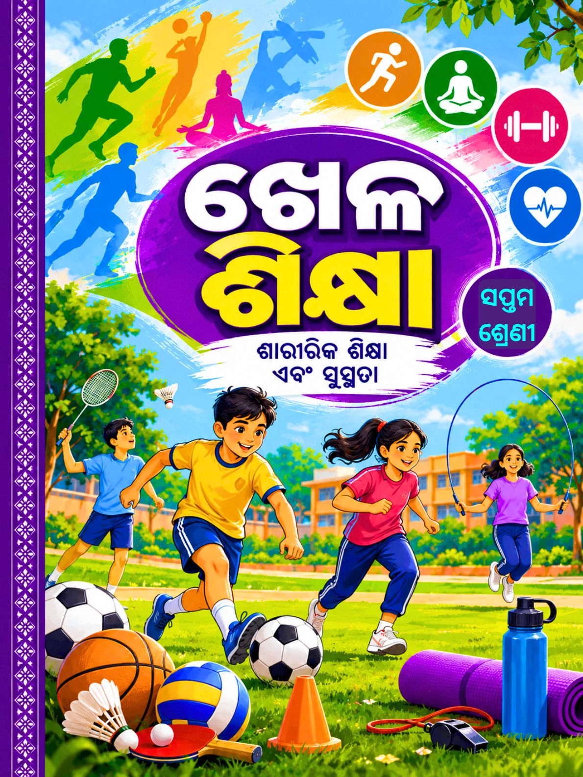 ଖେଳ ଶିକ୍ଷା (Khel Shiksha) Class Class 7 Physical Education and Well-being Odia Textbook | Odisha Books