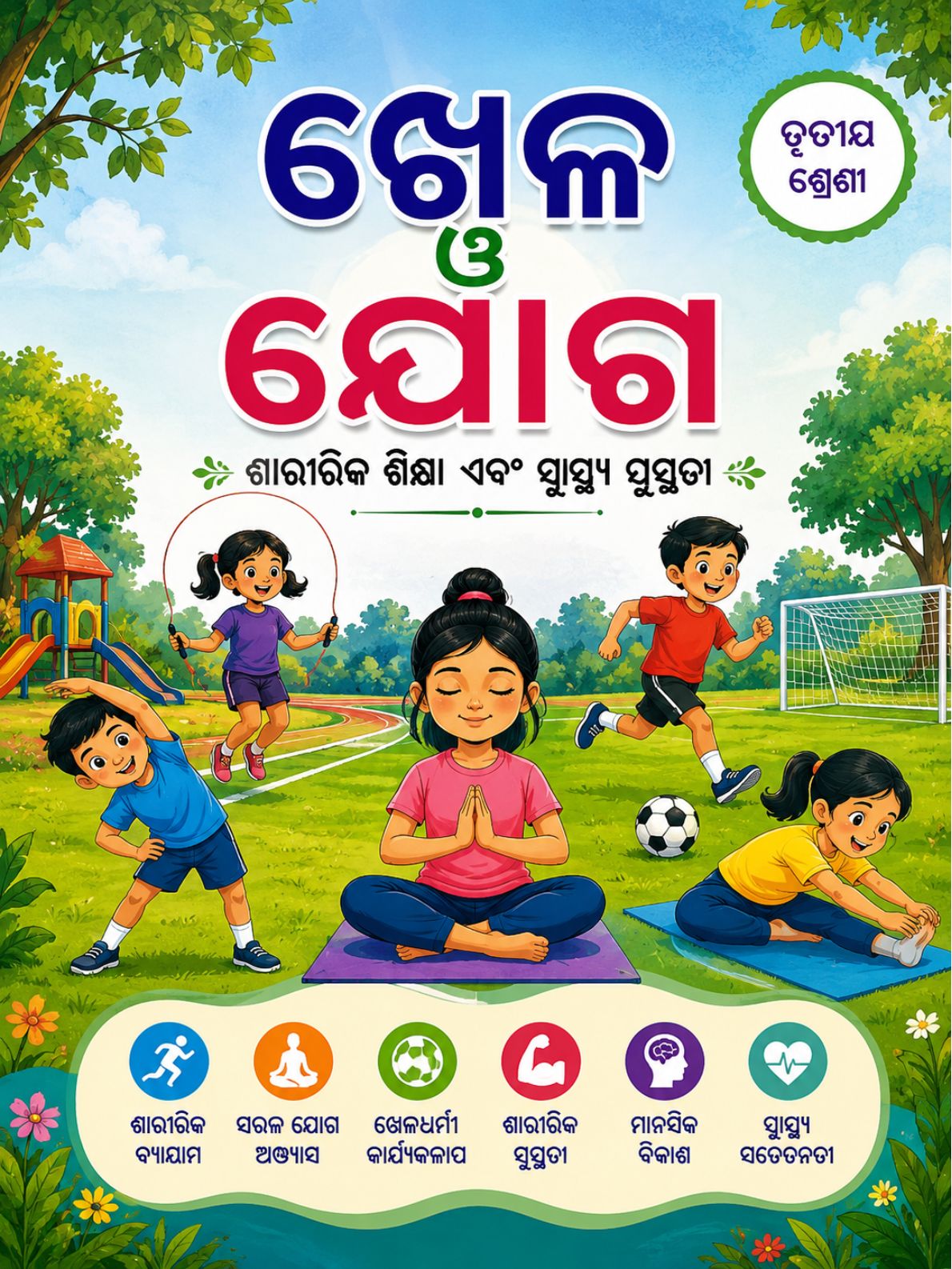 ଖେଳ ଓ ଯୋଗ (Khela O Yoga) Class Class 3 Physical Education &amp; Health Odia Textbook | Free Download | Odisha Books