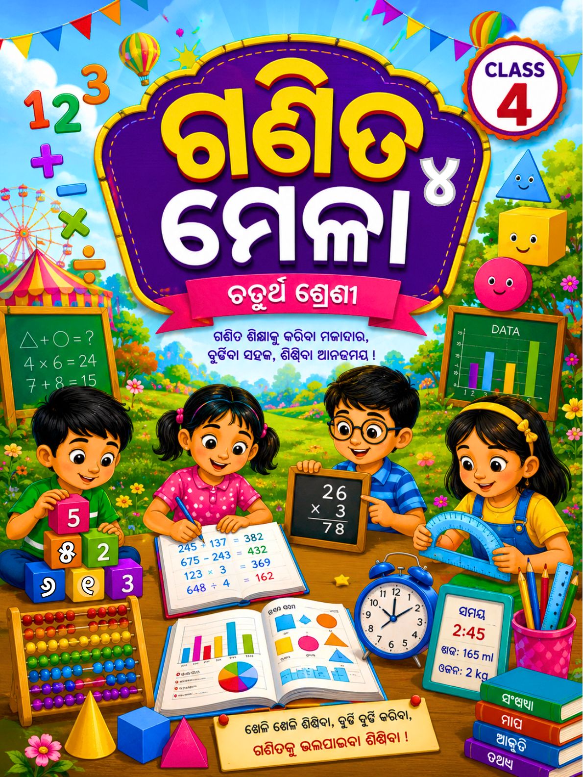 ଗଣିତ ମେଳା (Mathematics Mela) Class Class 4 Mathematics Odia Textbook | Free Download | Odisha Books