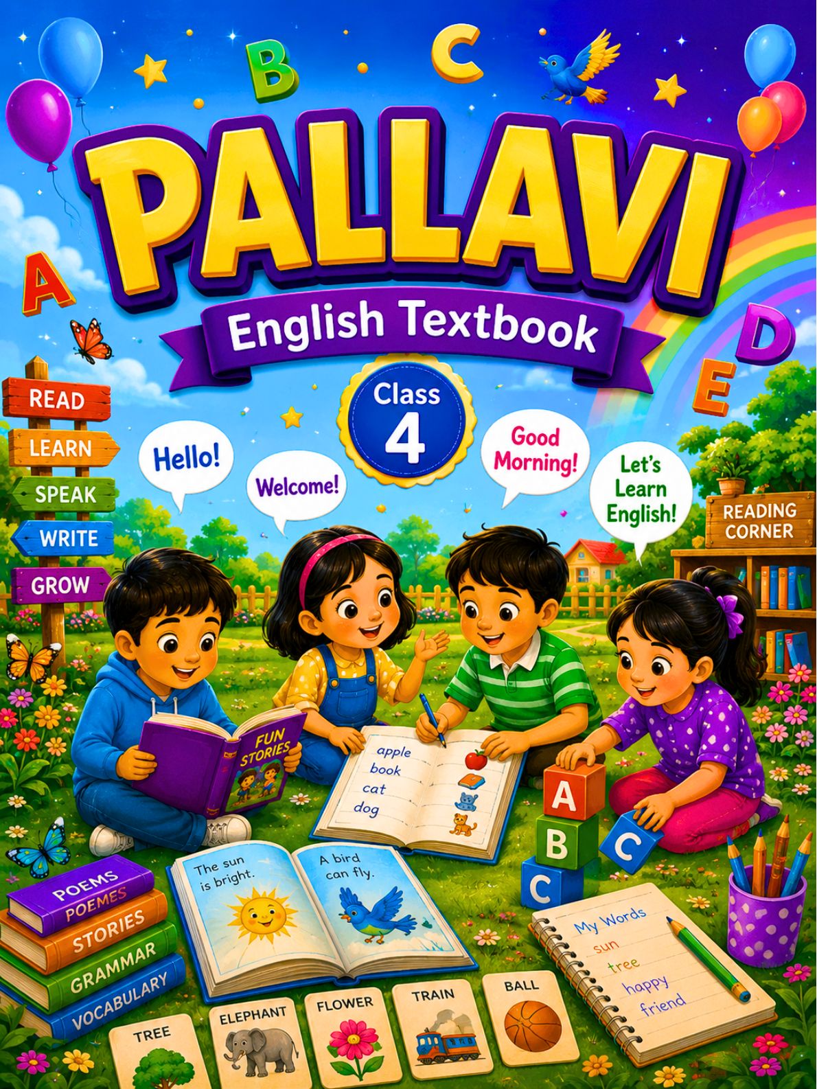 PALLAVI – English Textbook Class Class 4 English English Textbook | Free Download | Odisha Books
