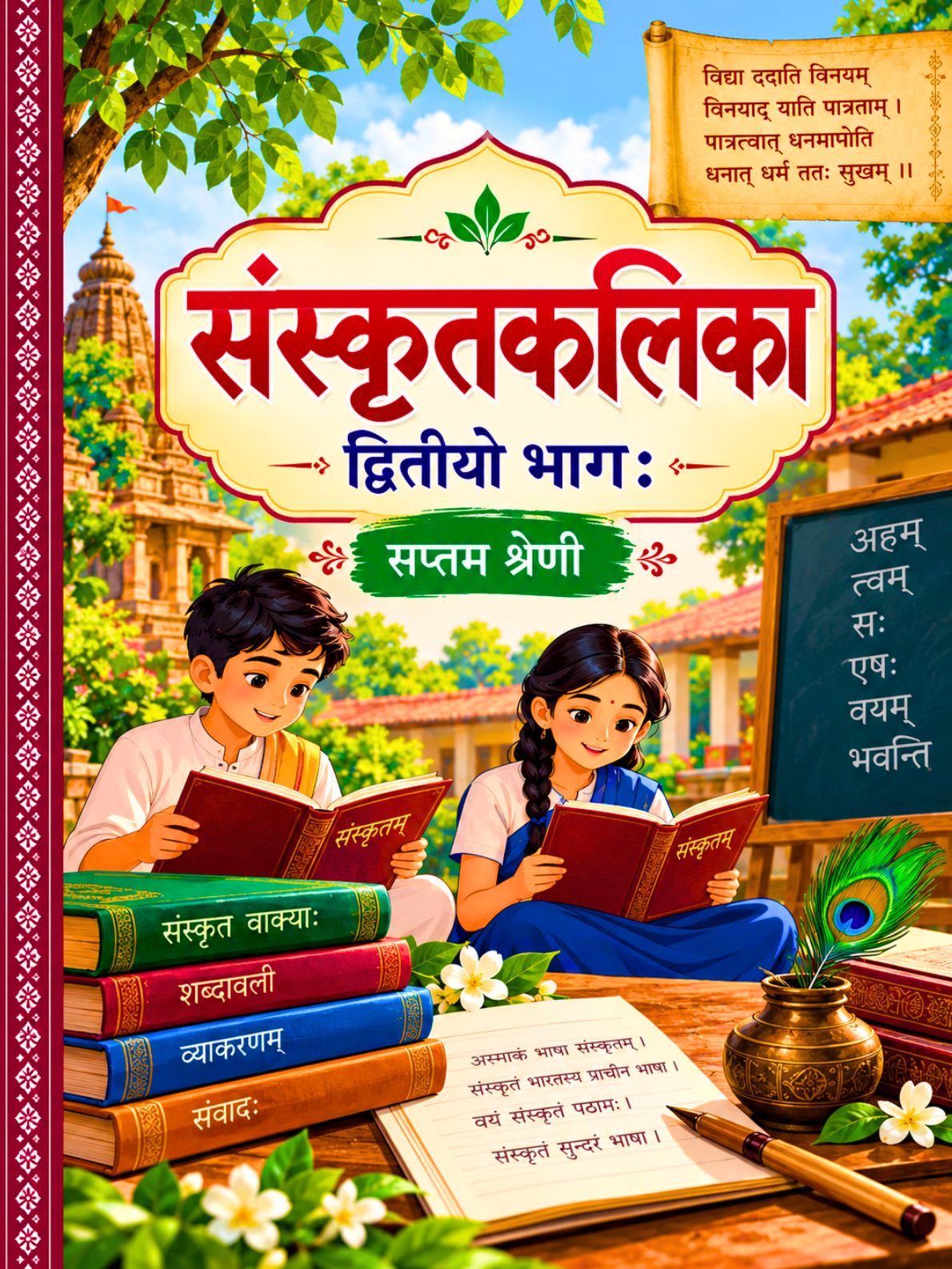 संस्कृतकलिका (Sanskrit Kalika) — द्वितीयो भागः Class Class 7 Sanskrit Sanskrit Textbook | Odisha Books