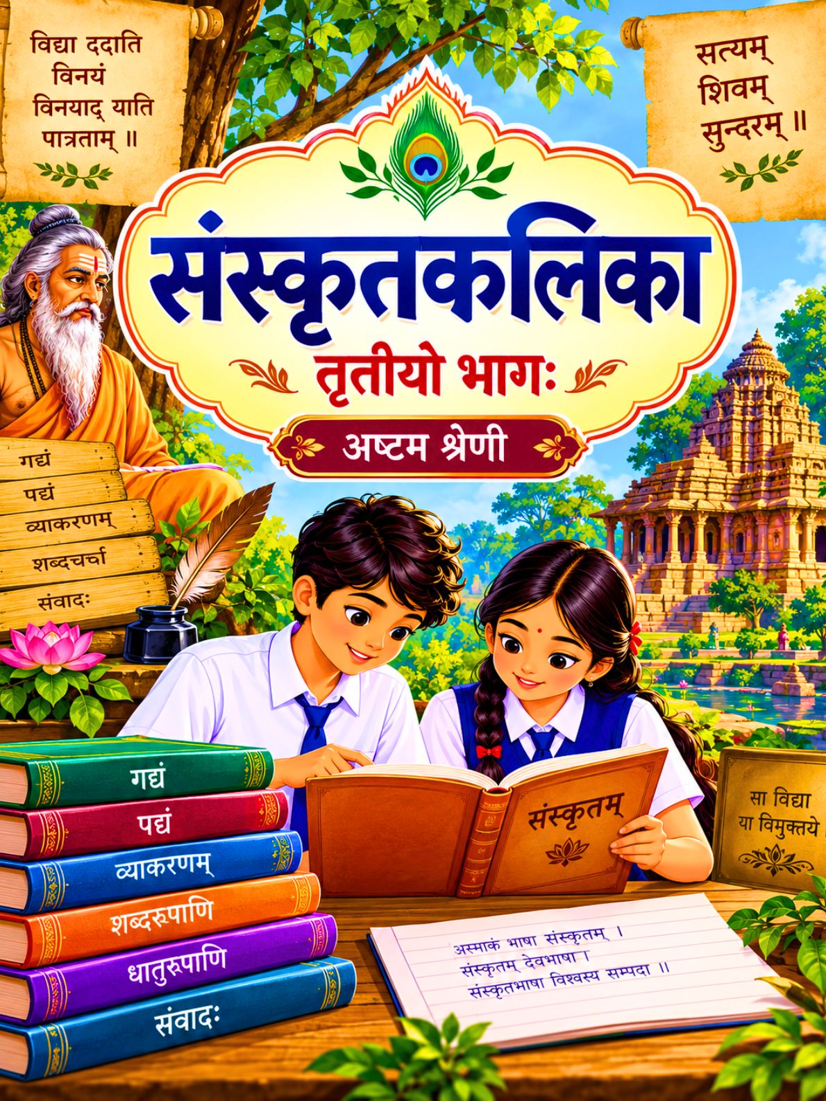 v Class Class 8 Sanskrit Sanskrit Textbook | Odisha Books